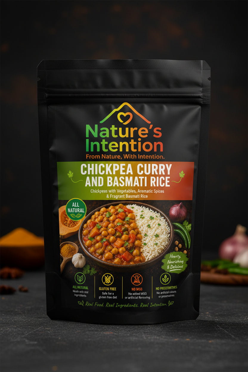 Chickpea curry and Rice 400g hiking meal