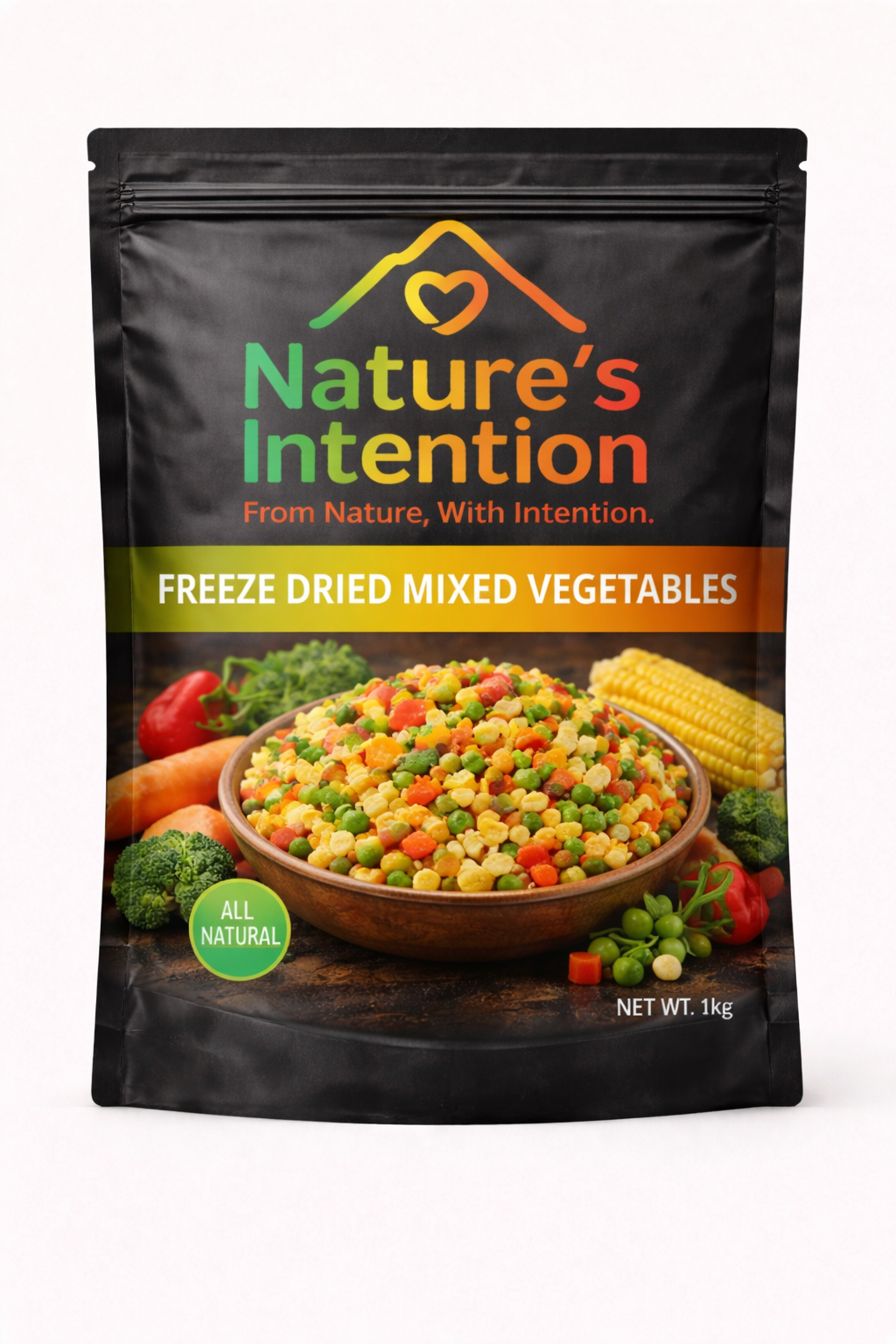 Mixed Vegetables - Freeze Dried 1Kg