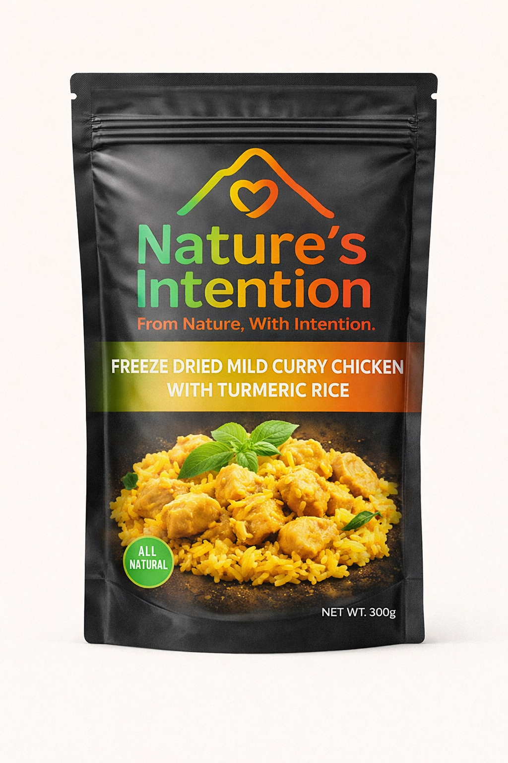 Mild Curry Chicken with Tumeric Rice - Hiking Pack
